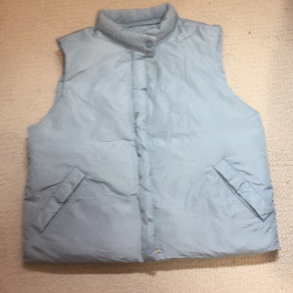 Jcrew Winter Vest Frozen Blue L